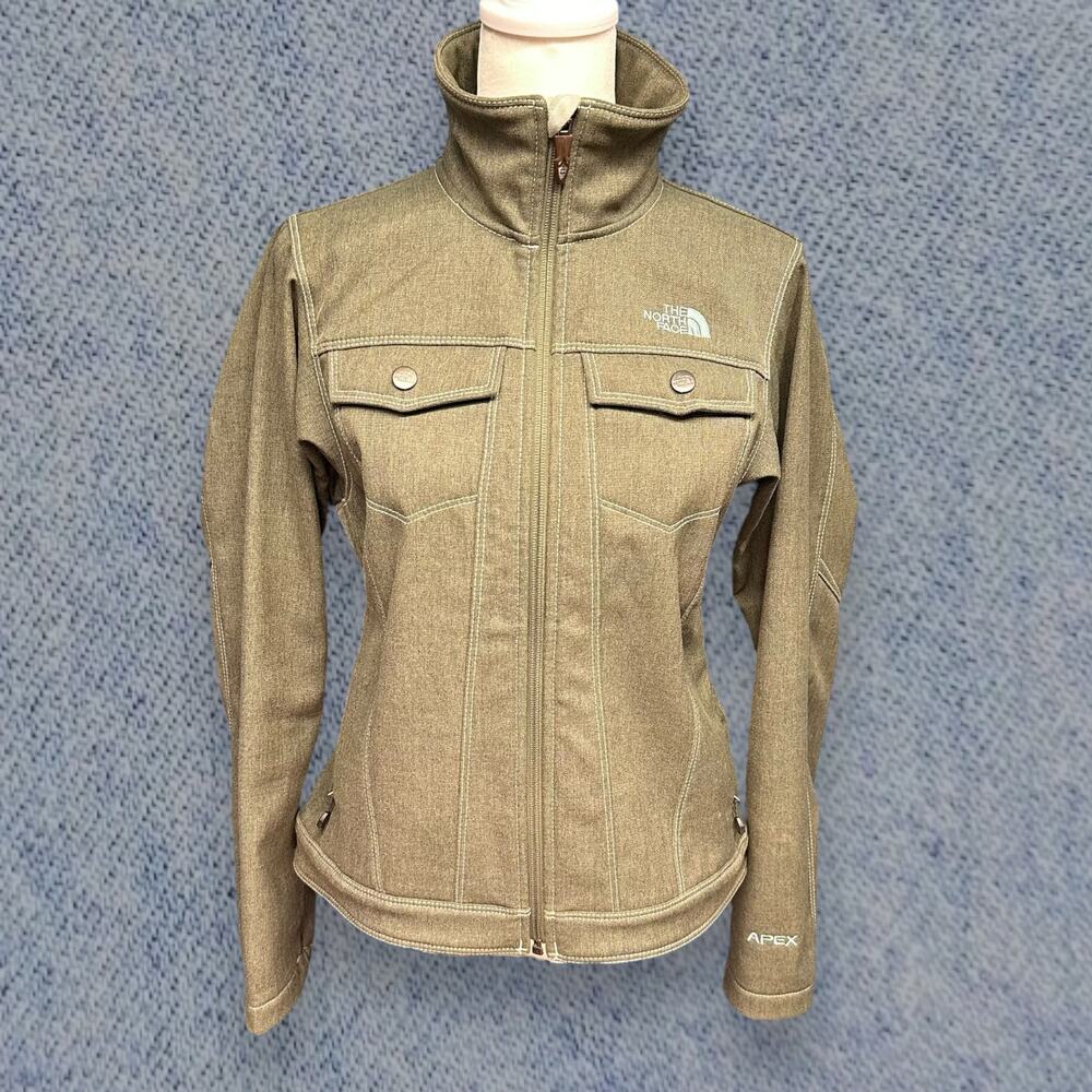 The North Face Women’s Apex Softshell Jacket in Olive Green, Size XS